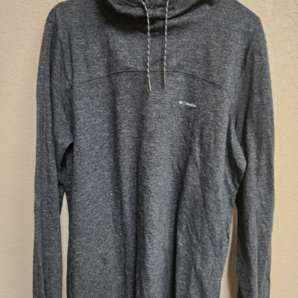 Columbia Omni Wick Hoodie Women's Gray Pullover Top XL
